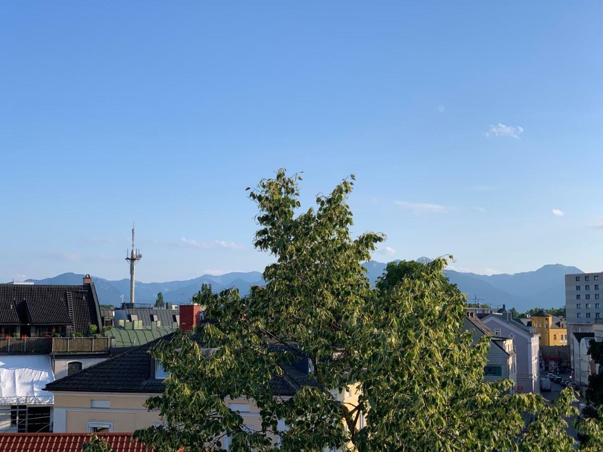 City Dachterassenwohnung Rosenheim Exteriör bild